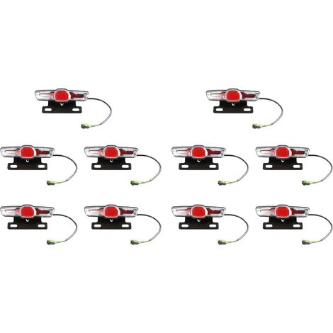 10X Électrique Bike 5 LED Lumière Arrière Vélo Électrique E-Bike Light (1/5)