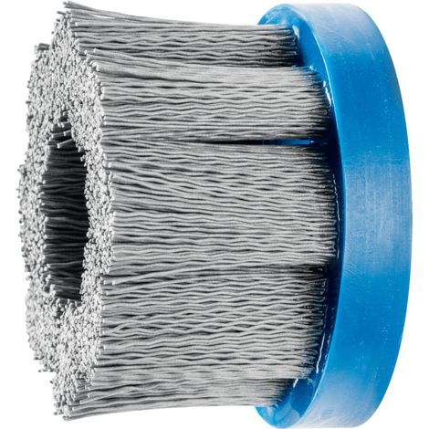 PFERD TOOLS COMPOSITE FLEX Tellerbürste DBU Ø 76x22,2 mm Bohrung SiC-Filament-Ø 0,55 mm Korn 320 stationär