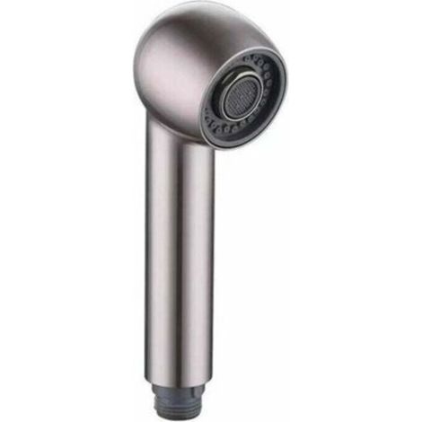 Douchette Robinet Cuisine 2 Jets Tête de Douche Remplacement Douchette pour Mitigeur Cuisine, Couleurs brossées (1/5)