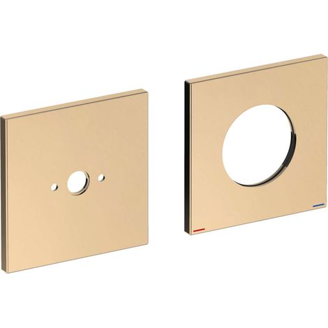 Keuco Edition 11 - Rosone di copertura, ottone spazzolato 51116250092 (1/2)