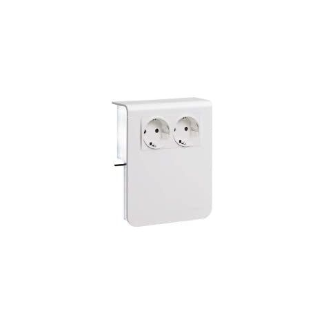PLATINE D'APPAREILLAGE STD PRÉ-CÂBLÉ 2 FOIS - BOÎTE ÉQUIPÉE POUR PLINTHE HAGER SL201159009016