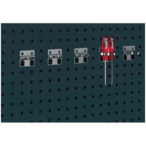 Pinza para herramienta doble con placa base ancha 2x 6 (Por 5) (1/2)