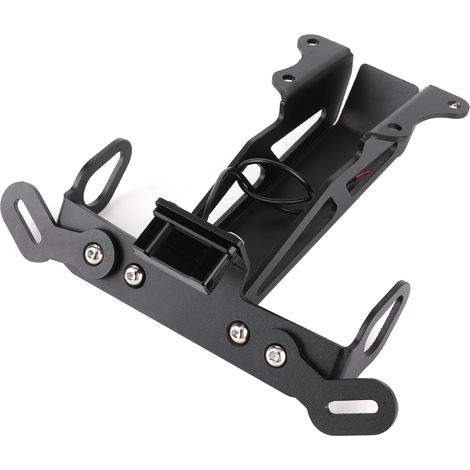 Support moto plaque arrière avec feu LED blanche pour Yamaha MT-09 Tracer FJ-09 (1/5)