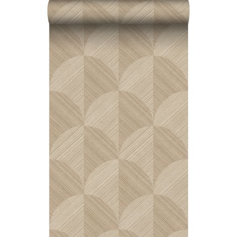 papier peint effet 3D beige  - Origin Wallcoverings (1/5)