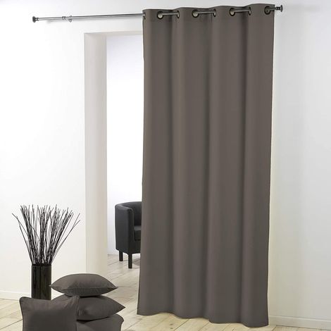 Ösenvorhang ESSENTIEL, 140 x 280 cm, taupe (1/4)