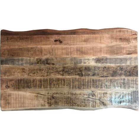 Plateau de Table Unique au Style Naturel 160x90 cm avec Épaisseur Doublée de 56 mm - PANGIVO (1/5)