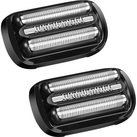 Ersatzscherköpfe Serie 53B, 2 Stück Zubehör für Braun Series 5 und 6 Folienrasierer, Ersatzscherkopf kompatibel mit Braun Series 5 und 6 Herrenrasierern (1/5)