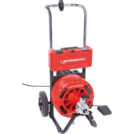 Rohrreinigungsmaschine RODRUM M 13 mit Werkzeugset 16 mm, EU für Rohr-D. 70-100m (1/4)