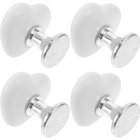 herzförmige WC Knöpfe aus PP 4 Stück Elegantes Design und