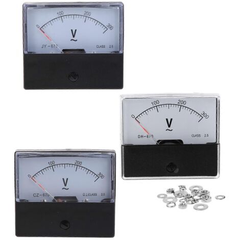 Voltmètre analogique de panneau AC 0-300 V DH-670