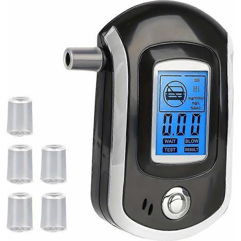 Portable Breathalyzer - LCD Police-Grade Alcohol Tester (1/5)