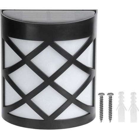 Applique extérieureApplique murale solaire à LED, lumière de détection de mouvement automatique de style rétro, étanche IP55 (chaud) (1/5)