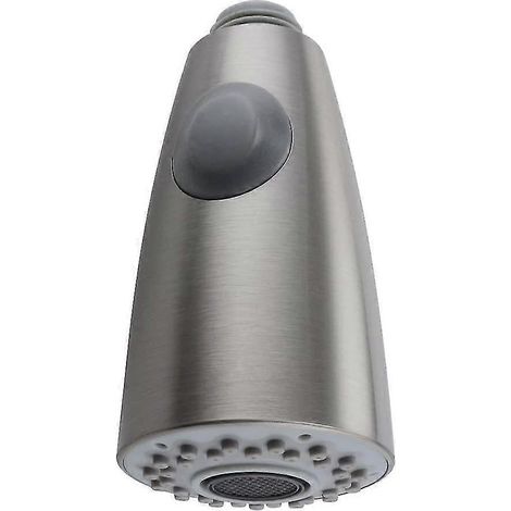 Pièce de rechange universelle pour robinet de salle de bain ou de cuisine, douchette extractible, 1/2 pouce, nickel brossé (1/5)