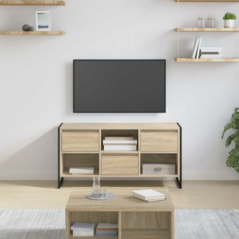 vidaXL Mobile TV Sonoma 100 x 36 x 49,5 cm Legno multistrato