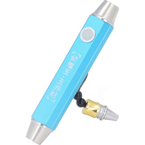 Lampe d'identification de bijoux à double tête, lumière blanche et violette, 2 LED, rechargeable par USB, détecteur de bijoux pour la maison et l'extérieur. (1/5)