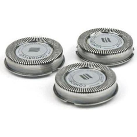 3 PièCes Rasoir Rasoir Lame de Rechange TêTes de Rasoir pour Philips S1000 S1020 S1050 S1070 S526 S740 Coupe-TêTe de Rasage (1/4)