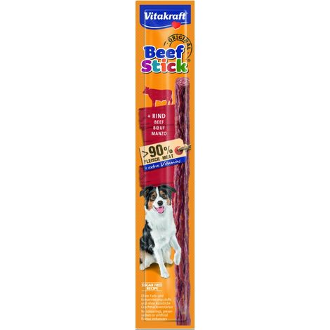 Palitos de carne de res 12 g Premio para perros en forma de palitos de carne de res - Vitokraft