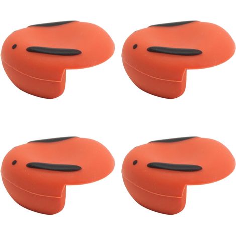 12 hasenförmige Eckenschützer, sicher für Babys, Möbeleckenschützer, orange. (1/5)
