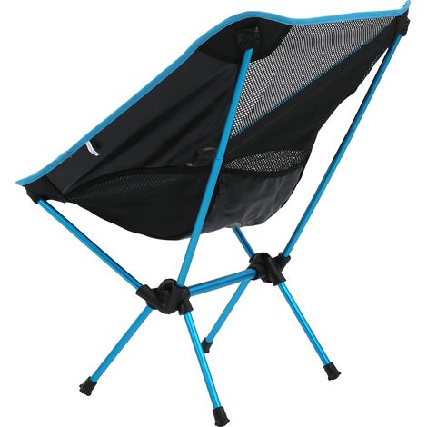 Chaise pliante ultralégère portable d'extérieur avec dossier, siège de pêche pour camping et barbecue