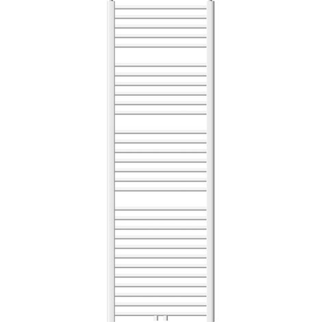ECD Germany Badheizkörper 600 x 1800 mm - Weiß - gerade mit Mittelanschluss - Design Heizkörper Handtuchwärmer Handtuchtrockner Handtuchheizkörper Handtuchheizung Handtuchheizer Badezimmer Heizung (1/5)