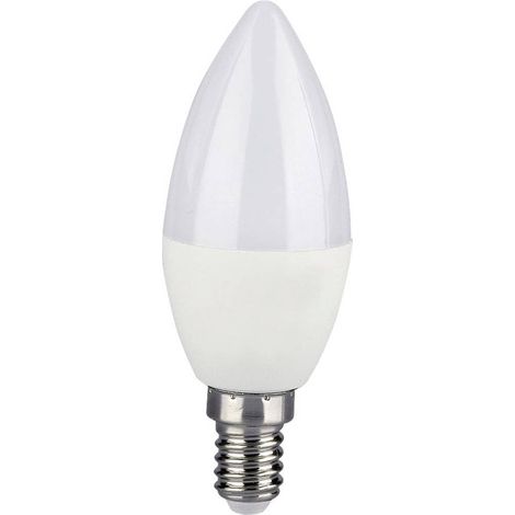 Ampoule LED E14 Connectée 4,5W RGB + 3000-6000K Compatible Google Home / Alexa V-TAC SMART VT-5114 FS - RGB + Variable 3000-6000K (1/3)