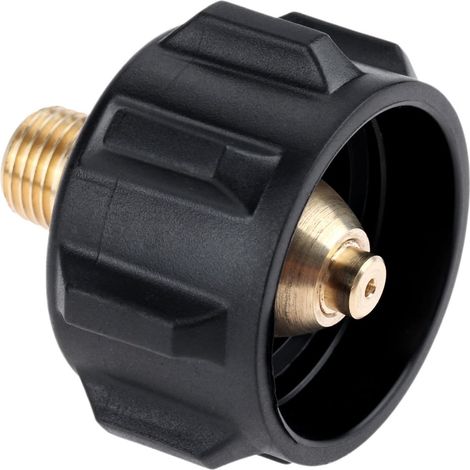 Adaptateur de recharge de propane 1/4" QCC1, filetage de tuyau male pour valve de régulateur de gaz (1/4)