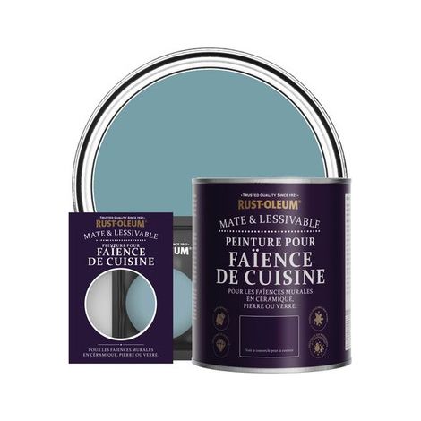Peinture pour Faïence de Cuisine, Finition Mate - Océan (1/3)