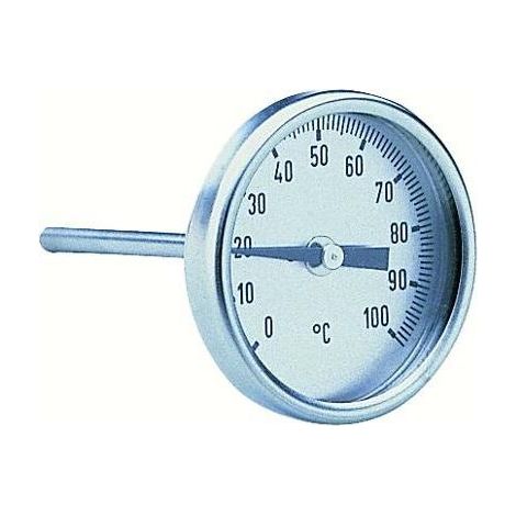 Grohe Thermometer für Thermostat-Batterien, 1/4", mit Abgangsbogen, 06225000 (1/3)