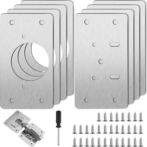 Plaque de Réparation de Charnière Plaques Fixation à Charnière (1/5)