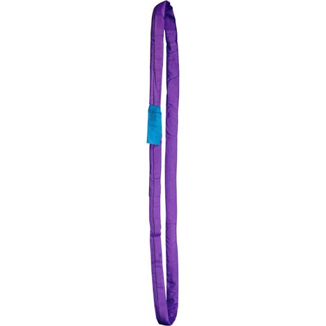 Sangle De Levage Ronde - 2 M - Charge Maximale 1000 Kg - Gaine Renforcée Anti-Coupure - Pour Chantier Humide Et Terrain Accidenté - 1 Pièce (1/5)