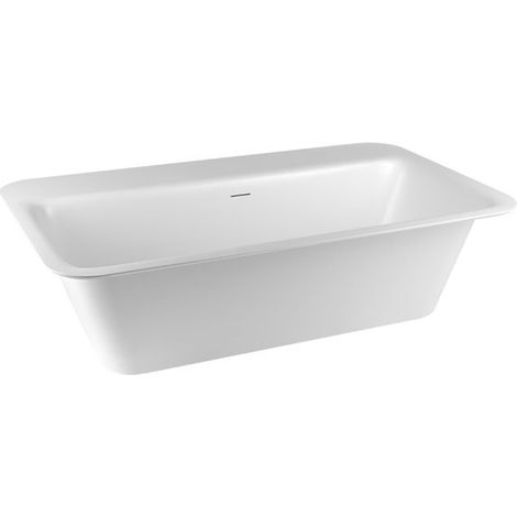 Bañera Gessi Rettangolo, Cristalplant (blanco mate), 1800x950mm,