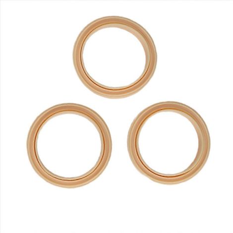 54-mm-Silikon-Brühgruppendichtung, 3er-Pack O-Ringe für Kaffeemaschinen, langlebiger, hochtemperaturbeständiger Ersatz (1/5)