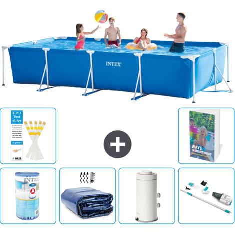 Rechteckiger Frame Pool - 450x220x84 cm - 7-teilig S120