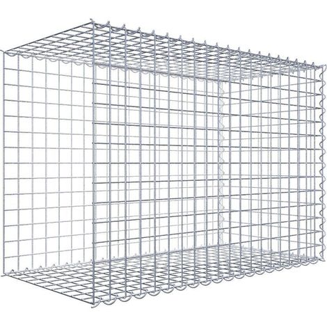 Gabiondeco - Gabion - Element de prolongation en longueur 100 cm x 70 cm x 50 cm (L x H x P). maille 5 x 5 cm. Spirale. Avert.: il manque une grille - Made in Germany (1/5)