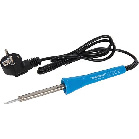 Saldatore per lavori elettrici automobilistici brasatura potenza 40W Silverline (1/2)