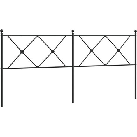Tête de lit,Panneau décoratif métal noir 180 cm CFW2399076 (1/5)