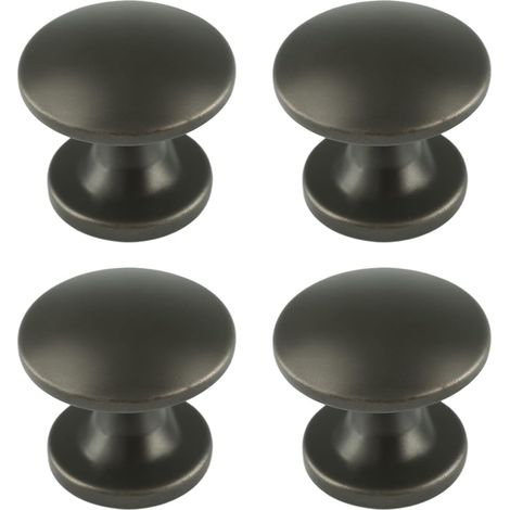 [NUNCA UTILIZADO]Lote de 4 botones de carteles adhesivos multifonctionnels en alliage de zinc para ventanas, armarios, armarios (bronce) (1/5)