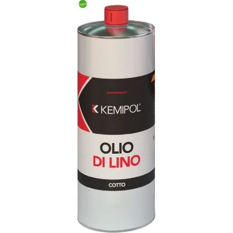 Olio di lino kemipol cotto lt.1