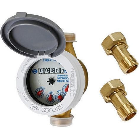 Contatore per Acqua a Getto Unico Mod Dbrf T50 Gioan 11 x 2 DN 40