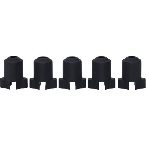 Silicone Hotend 3D Printer Socks, 5 Pieces, Black, High Temperature Resistant, Thermal Insulation, Anti-Scald Heating Block Cover (1/5)