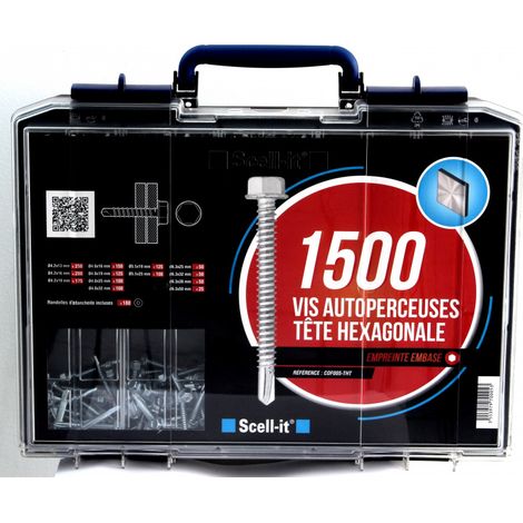 Coffret de Vis Autoperceuses à Tête Hexagonale