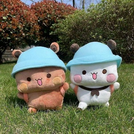 Adorable peluche Bubu Dudu, mignon petit panda en peluche douce, idéale pour décorer votre intérieur. (1/2)