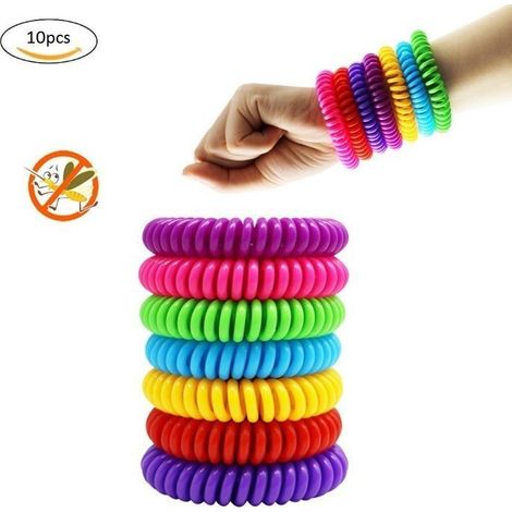 Bracelets anti-moustiques en EVA, bracelets anti-moustiques à ressort, à huile essentielle, Bracelet parfumé à la citronnelle (1/4)