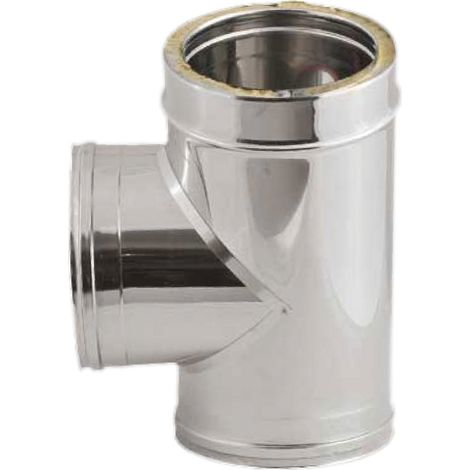 RACCORDO DOPPIA PARETE A 'T' 90  °  EE ¸ cm  25/30  - KASART