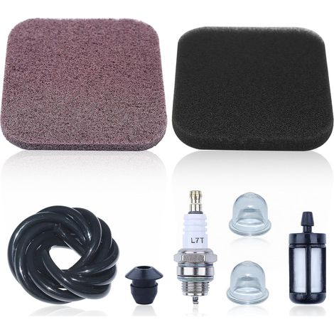 41371241500 Filtre à air pour Stihl FS80 FS85 FS75 FC75 FC85 HS75 HS80 BG75 FS85R HL75K HS85 Bougie conduit de pré-filtre à carburant kit de réparation pièce de tondeuse pièces de rechange (1/5)