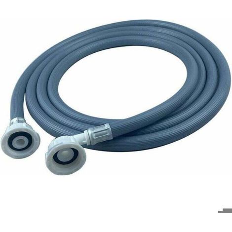 Tuyau D Alimentation Eau - 3 M - Raccord 3/4 Pouces - Pour Machine A Laver Et Lave Vaisselle - Droit Ou Coudé (1/4)