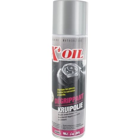 Bombe de dégrippant Multifonctions et Anti-Humidité X'OIL - 250 ml
