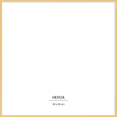 Cadre métal Or 30x30cm
