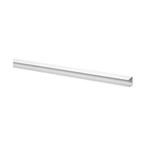 Goulotte d'installation PVC 1 compartiment Logix 45 50x50mm et longueur 2m à équiper d'un couvercle blanc Artic (68027)