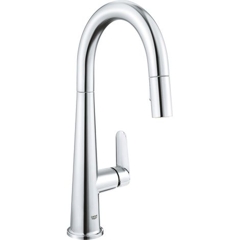 [JAMAIS UTILISÉ] GROHE Veletto Mitigeur monocommande Evier douchette extractible 30419000 (1/5)